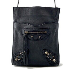 Balenciaga Shoulder Bag Milky Way Metallic Black